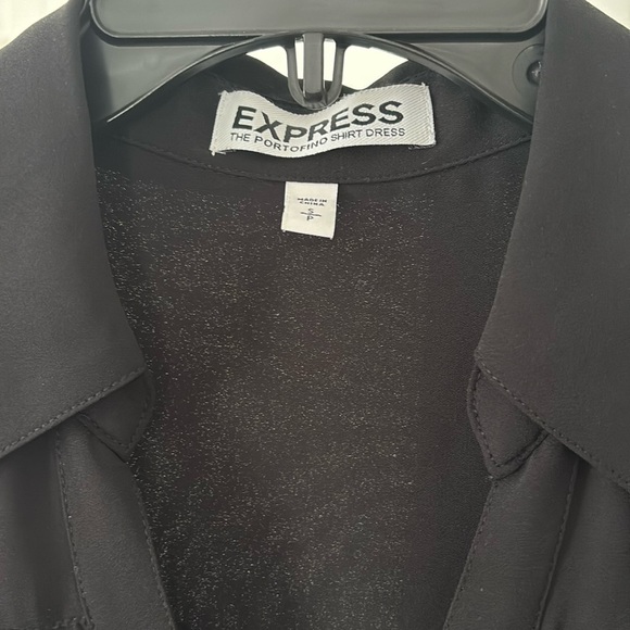 Express Black portofino shirt dress - Picture 4 of 6